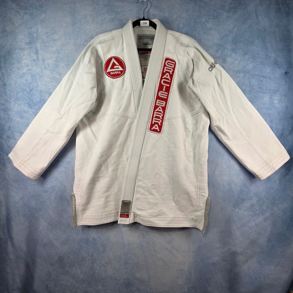 Gracie Barra Equipe GB Edition BJJ Gi Kimono Jacket White Mens Size A5
